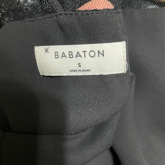 Babaton Black Mesh Tank Blouse - Picture 7 of 9